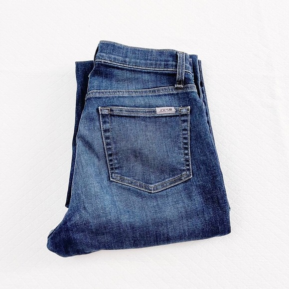 Joe’s Denim Jeans Frayed Hem Bootcut Dark Wash Denim Jeans size 28 - Picture 6 of 8